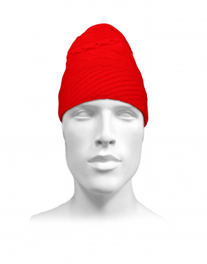 Unisex acrylic  self Designer Cap red